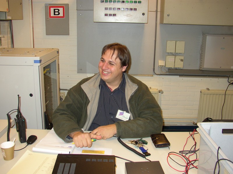 Dennis, PD4R onze nieuwe ploegleider. Hier had hij de koffie nog niet op. Vraag het hem maar eens!!
